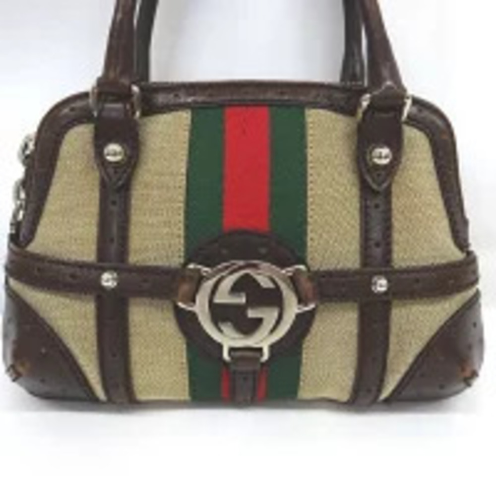 Gucci Handbag Interlocking Brown